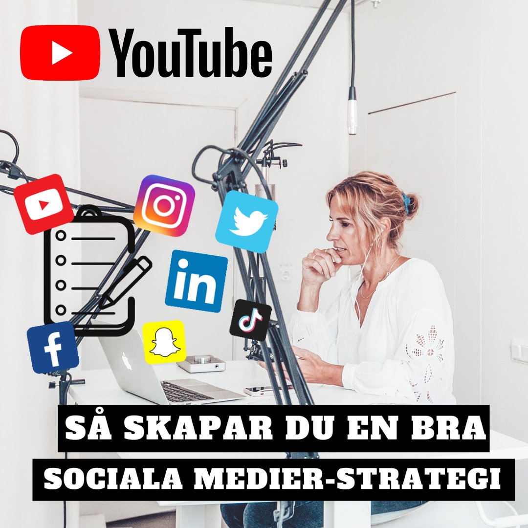 I det här avsnittet av "Social Media Manager-TV" på YouTube får du lära dig hur du gör en riktigt bra sociala medier-strategi!

Länk till videon hittar du här 👉 bit.ly/36ZegTl

#socialmediamanagertv #youtube #socialmediatips #socialamedierstrategi #guide