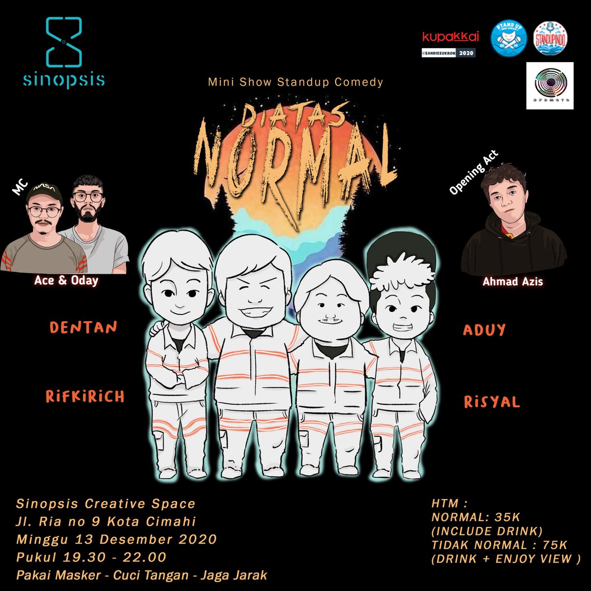 Sudah mulai dekat ini show H-2. Silahkan tiket masi ready koqt.