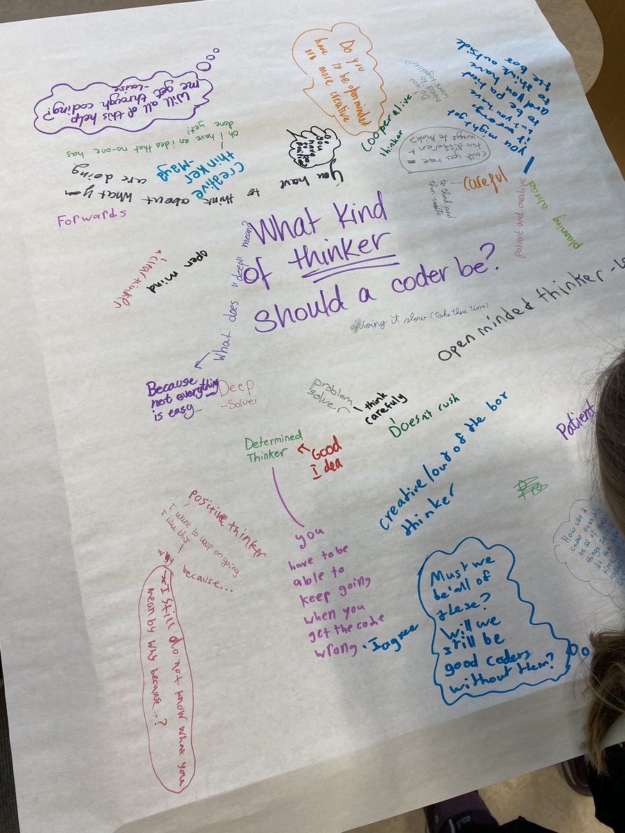 irene_tanya's tweet image. After much experience with #HourOfCode2020, 5th graders @ISLuxembourg are thinking deeply about the skills and dispositions they were able to practice. #makingmeaning @RonRitchhart @mchurch_thinks