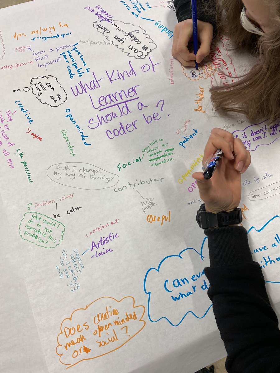 irene_tanya's tweet image. After much experience with #HourOfCode2020, 5th graders @ISLuxembourg are thinking deeply about the skills and dispositions they were able to practice. #makingmeaning @RonRitchhart @mchurch_thinks