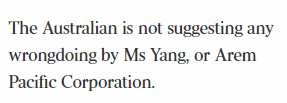 Then why are you writing this?  #WhatstheissueRachel Dog whistling is clear here.  #NewsCorpse wants you to know that 1) She is Chinese2) Works for  @DanielAndrewsMP The HeraldScum then expects their racist base to be outraged by this.  #auspol  #springst  #ThisisNotJournalism