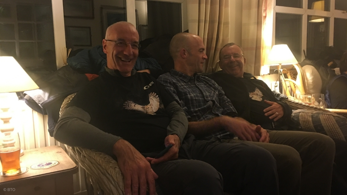 Migfest is another annual highlight, and in 2016  @_andyclements found a Kentish Plover with  @tom_mckinney. He also mucks in with the less glamorous tasks, e.g. tent-wrestling…