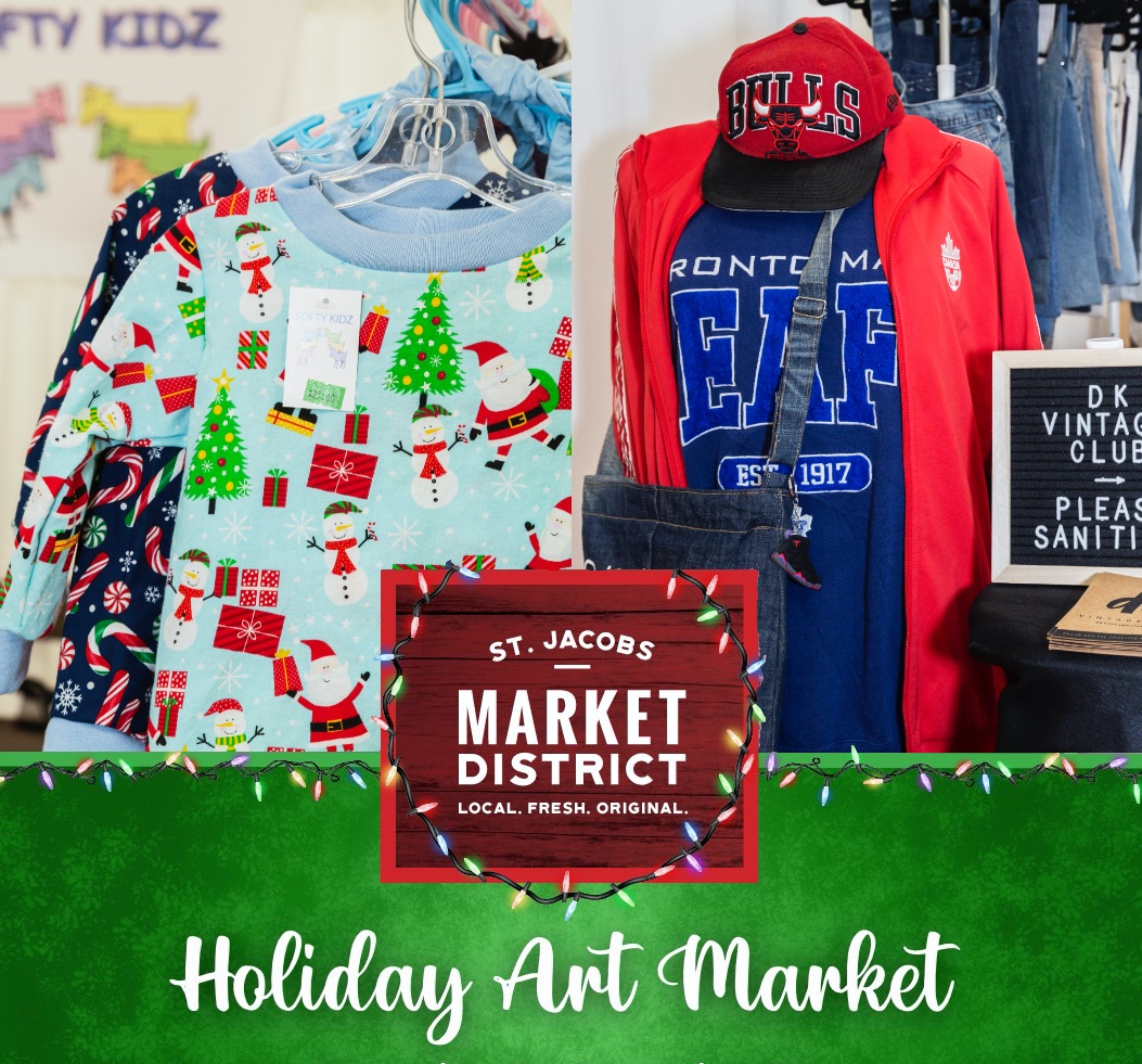 Find unique gifts at the Holiday Art Market.  Located through the side entrance at the Outlet Mall.  Open to 6 pm today. Use the winter art display to capture your holiday moment! 
#buylocal #stjacobswinter #staycations #SafeTravels