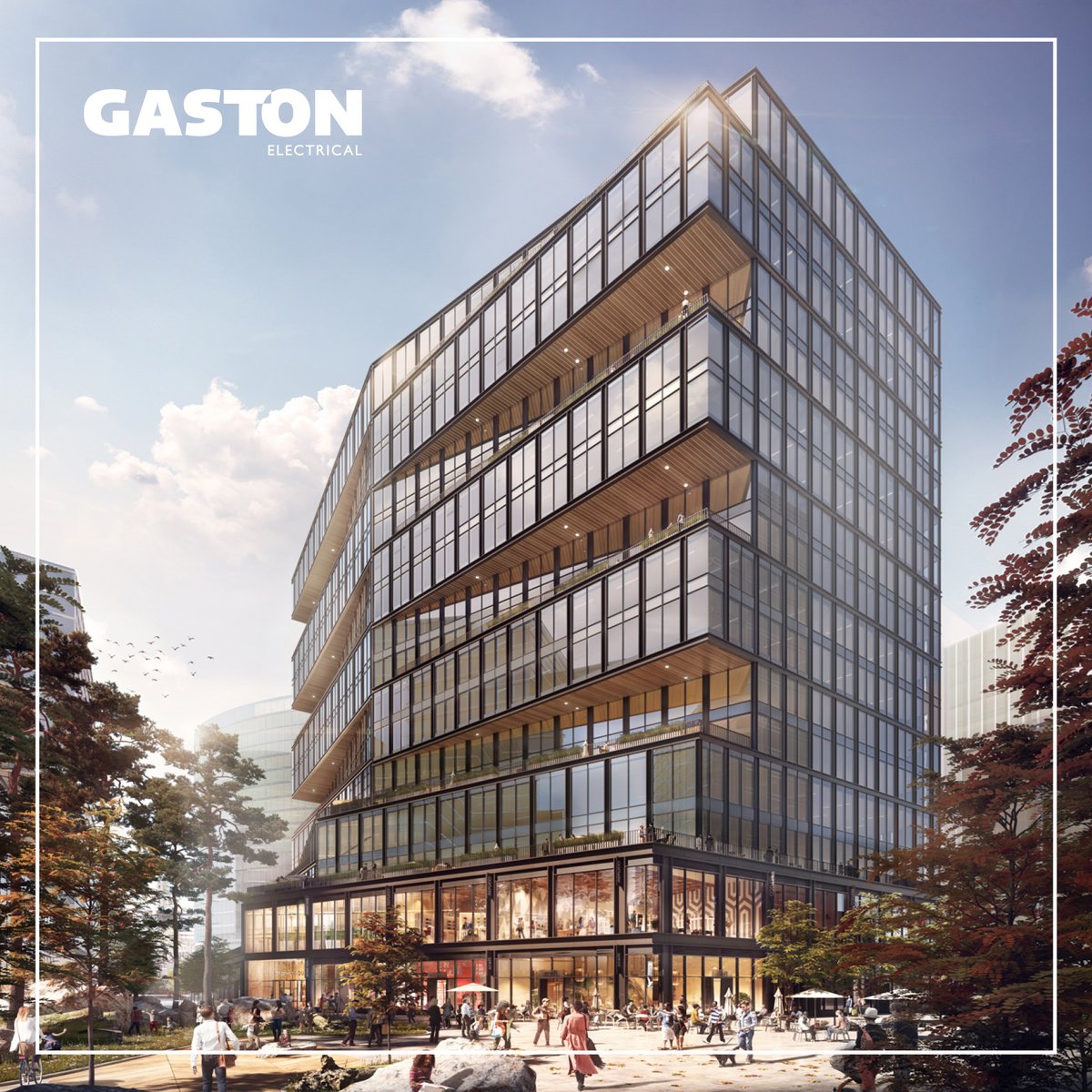 GastonElec's tweet photo. #FeaturedProjectFriday - We recently celebrated the important topping-off milestone at our Seaport Square Block L4 project. We're proud to be part of the Turner Construction team working together (and safely) to complete this 18-story, 525K SF build. @IBEW103 @necaboston https://t.co/7Ja1CFVxtr