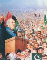 9/in a rally in Lahore Bhutto said:"...no constitution could be made without PPP's cooperation..Punjab and Sindh are centers of power..PPP and AL should share power at the center.."