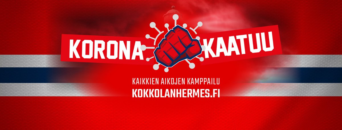 HermesKokkola's tweet photo. Korona kaatuu! 

Nyt Hermes kutsuu sinut kaikkien aikojen kamppailuun kaatamaan Koronavirus. Nyt voit olla Hermeksen tukena ostamalla kannatuslippu kuvitteelliseen otteluun.

https://t.co/9PzU1Tex4A

#kokkolanhermes #mestis #kokkola #seonhermes #vahvempiayhdessä #koronakaatuu https://t.co/5sVCSBRDgE