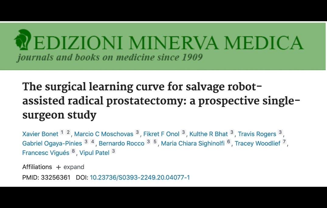 Marcio Moschovas MD, Ph.D. (@marciomoschovas) on Twitter photo This is our last study evaluating the learning curve in Robotic Salvage Prostatectomy. <a href="/gabrielogaya/">Gabriel Ogaya</a> <a href="/MariaChiaraMCS/">Maria Chiara Sighinolfi</a> <a href="/bernardorocco73/">Bernardo Rocco, MD,FRCS (Glasgow)</a> <a href="/vipulpatelmd/">Vipul Patel, MD</a> <a href="/celebrationgri/">celebrationgri</a> <a href="/MUN_journal/">Minerva Urology and Nephrology</a> This is our last study evaluating the learning curve in Robotic Salvage Prostatectomy. <a href="/gabrielogaya/">Gabriel Ogaya</a> <a href="/MariaChiaraMCS/">Maria Chiara Sighinolfi</a> <a href="/bernardorocco73/">Bernardo Rocco, MD,FRCS (Glasgow)</a> <a href="/vipulpatelmd/">Vipul Patel, MD</a> <a href="/celebrationgri/">celebrationgri</a> <a href="/MUN_journal/">Minerva Urology and Nephrology</a>