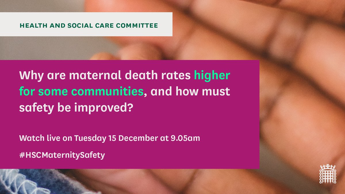 Health and Social Care Committee tweet media