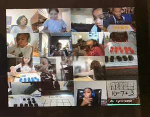 CrftMeadowsAACP's tweet photo. CMES first grade mathematicians use manipulatives to demonstrate their thinking. #WeLoveMath #CMESProud https://t.co/rM3AchCT2b