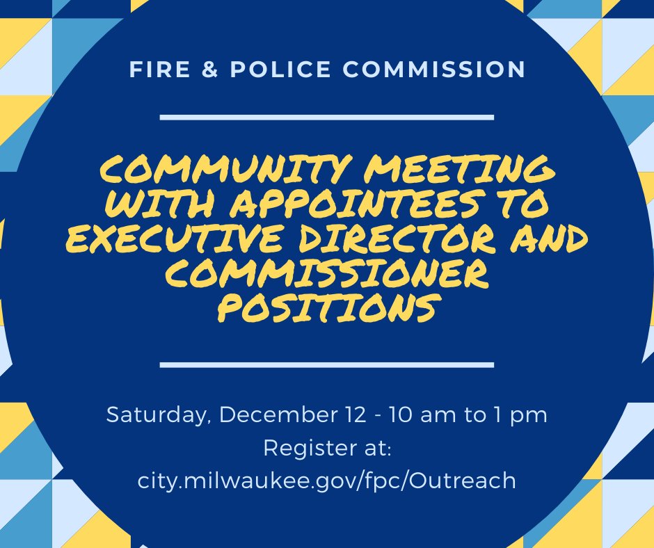 Tune in tomorrow, Saturday December 12th from 10 am to 1 pm to meet the new appointees to the FPC. If you would like to participate and view the meeting, please use this link to register:
attendee.gotowebinar.com/regi.../361041…