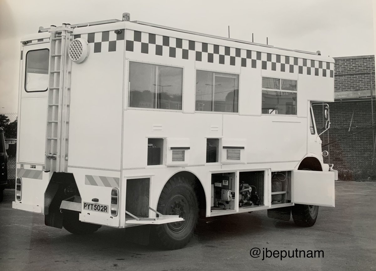 An Incident Control Vehicle developed for  @HeathrowAirport - seen here with  #Concorde.