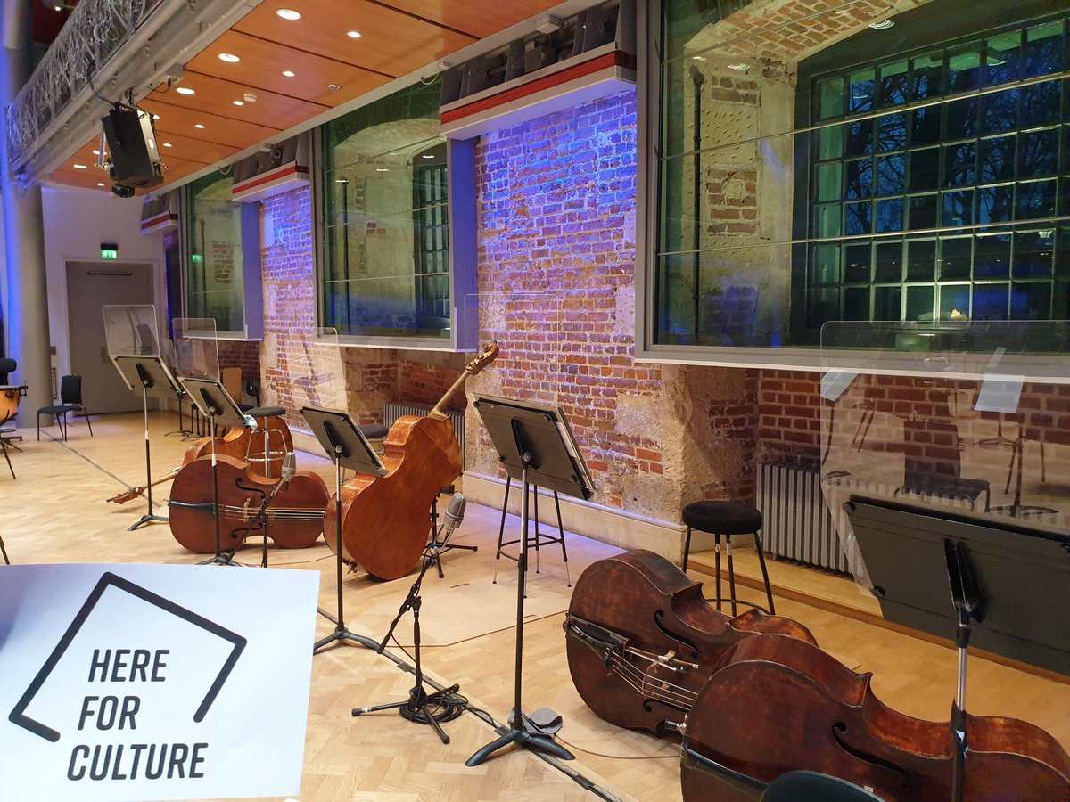 londonsymphony's tweet photo. As a recipient of the Culture Recovery Fund we want to say a big thank you for the support we have received. Today we're busy recording with @SirSimonRattle
and Krystian Zimerman at @lsostlukes, and so grateful to be able to work.
#HereforCulture
@DCMS @ace_national @ace__london https://t.co/ugrgIkYYcs