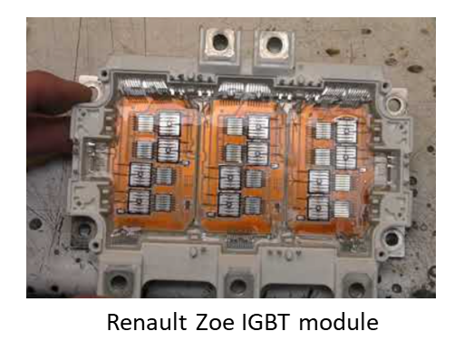 /6b2. Thanks to a power electronics device so-called IGBT (Isolated Gate Bipolar Transistor), DC voltage/current can be “inverted” in very high frequency (around 10kHz) PWM (Pulse Width Modulation) format.