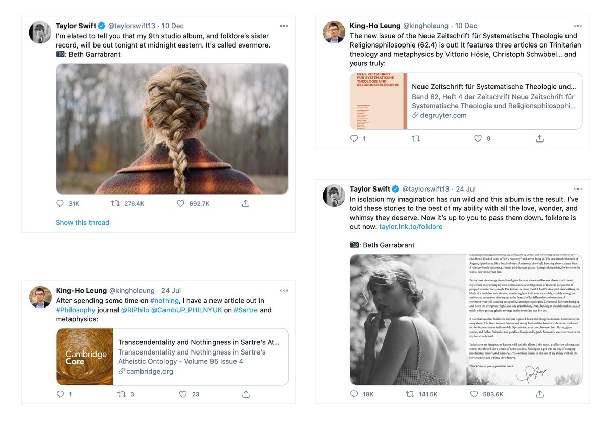 kingholeung's tweet image. Taylor Swift fans should really hope I publish more...
#CorrelationOrCausation