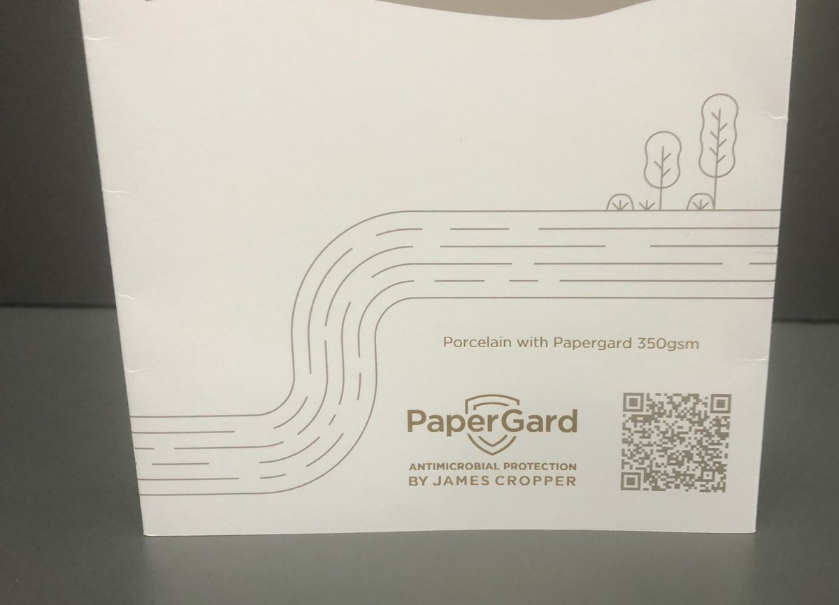 AddmasterCEO's tweet image. Today I received my first ever antimicrobial Christmas from the wonderfully inventive ⁦@jamescropper⁩ 
I have been asked so many times this year “are Christmas cards safe to send ?”and if you are worried, have a look at #paperguard which is powered by #biomaster
