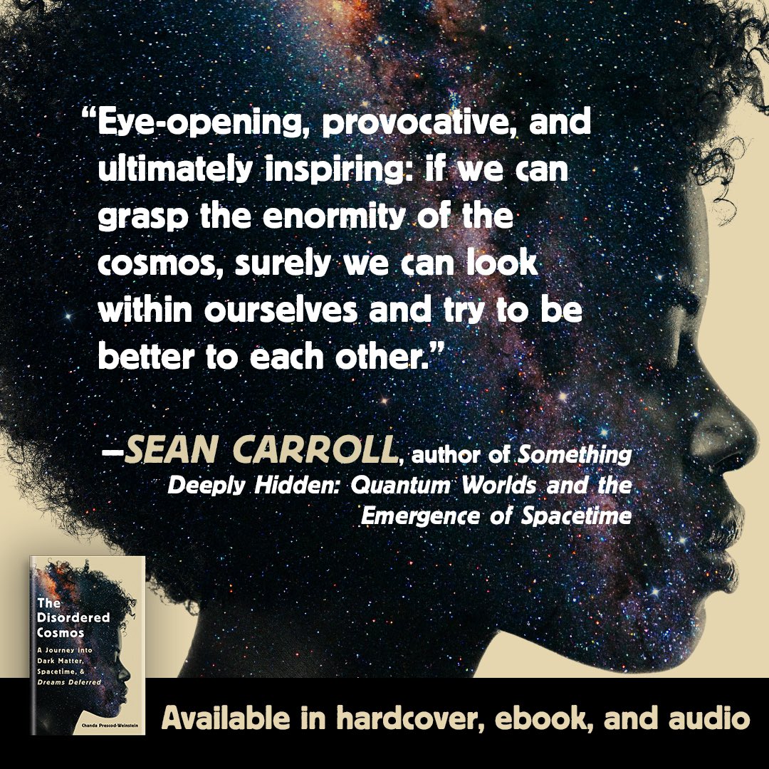 Fellow theoretical cosmologist Sean Carroll: