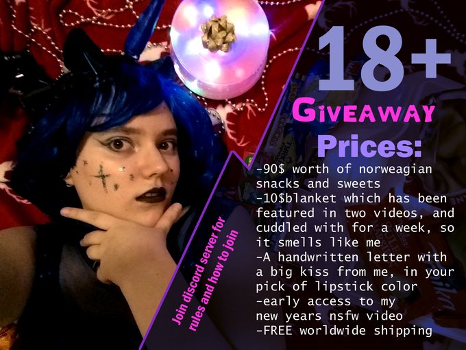 Join my international giveaway. Win awesome prices for free. Do this by clicking on the discord link