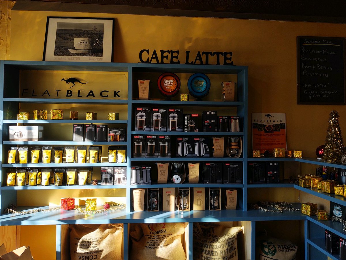New look &amp; new products in our Lower Mills Cafe. Shop local this holiday.