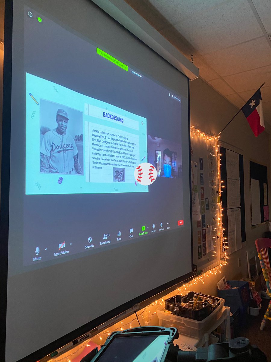 Presentando nuestros ensayos del famoso héroe Jackie Robinson! Presenting our essays about the famous hero Jackie Robinson!Hybrid Learners taking the lead and hitting these presentations outta the ballpark! ⚾️ <a href="/NISDESLBIL/">Northwest ISD Bilingual/ESL Department</a> <a href="/NorthwestELA/">Northwest ISD ELA</a> <a href="/RoanokeRangers/">Roanoke Elementary</a>