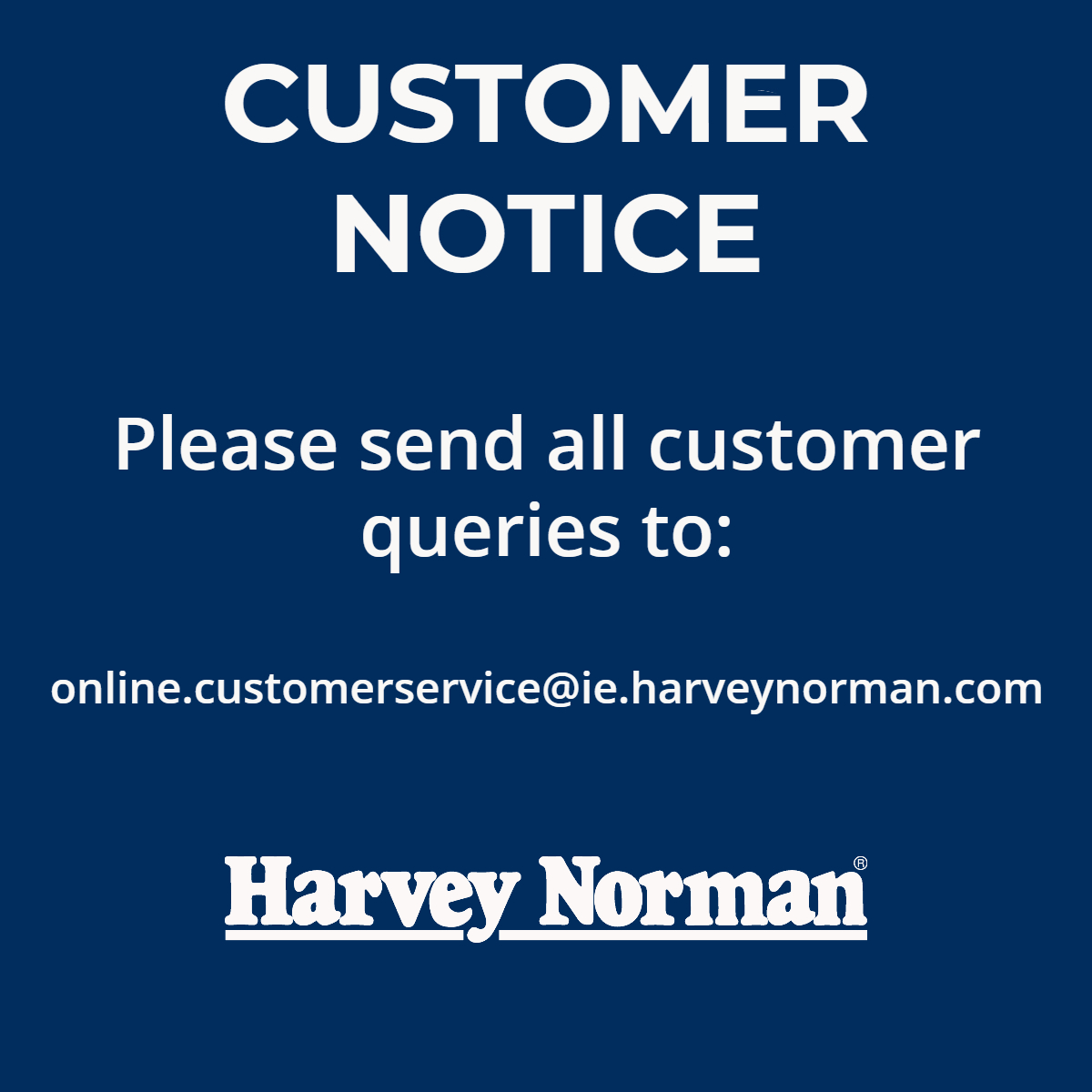 Harvey Norman IE on Twitter "Twitter is no longer a customer service