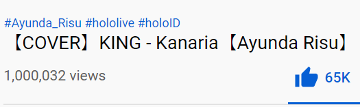 HEWRRROOOO ~!!!!

Thank you for all of your support we've reached 1M views on my first cover, KING !!!
Thank you so much for listening to my first cover song ~!
🙏❤️❤️❤️❤️✨✨✨✨