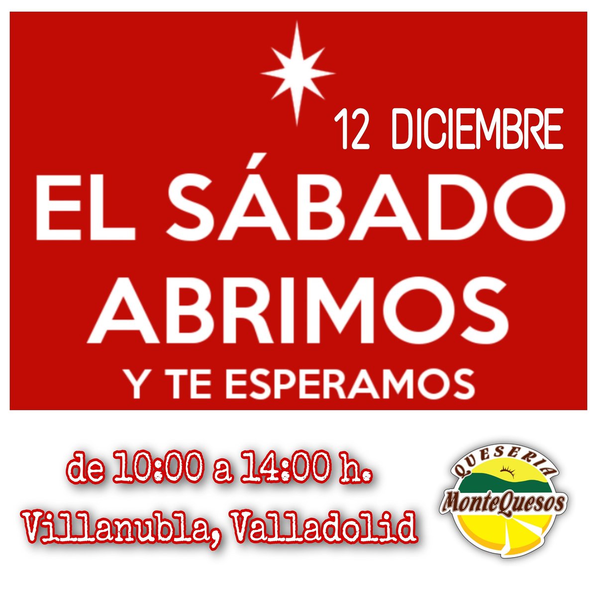 Os esperamos este sábado #compraenelpequeñocomercio #CompraLoNuestro #compralocal #Apoyoalcomerciolocal #conquesosabemejor #montequesos