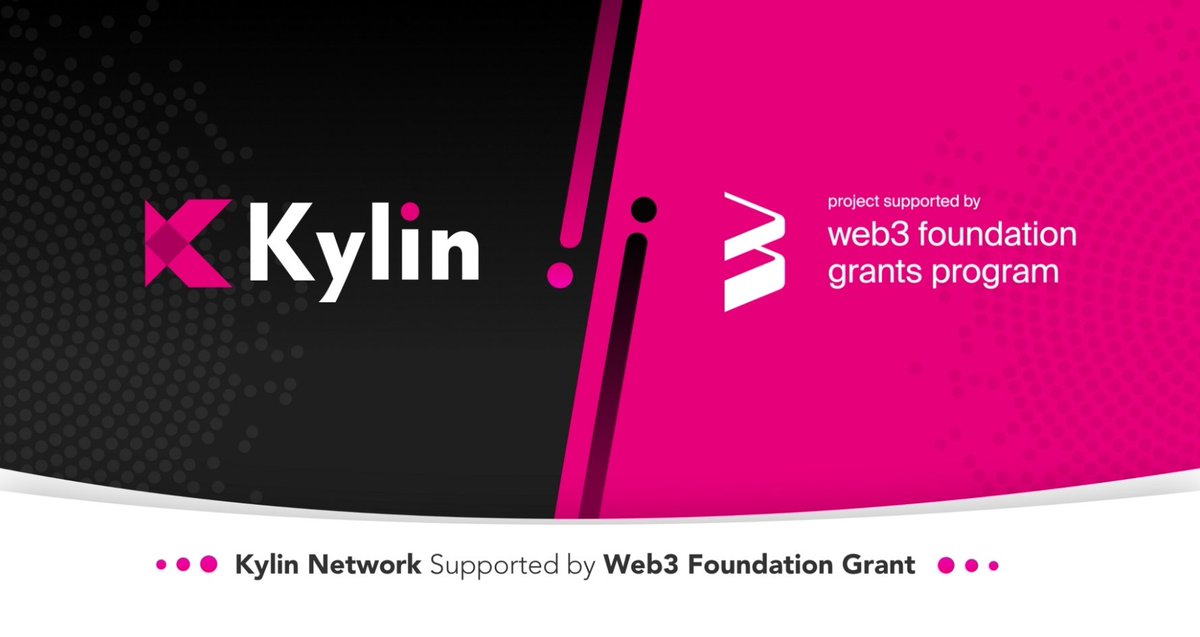 4/5  @Kylin_Network biggest achievements so far are being rewarded a grand by  @web3foundation and turning the OCW's developments into a huge strategic strength by identifying the drawbacks and helping to fill the gap for  #Polkadot $KYL  $DOT  #Web3  #DeFi