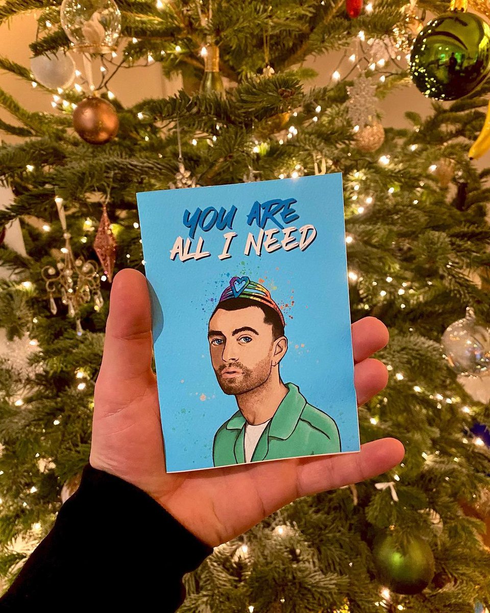 samsmith's tweet image. Stay with me this Christmas 😂