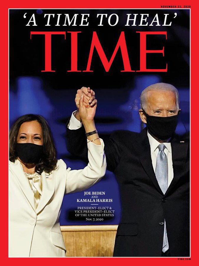 @JoeBiden @KamalaHarris Congratulations! #PresidentElectJoeBiden #VicePresidentElectHarris