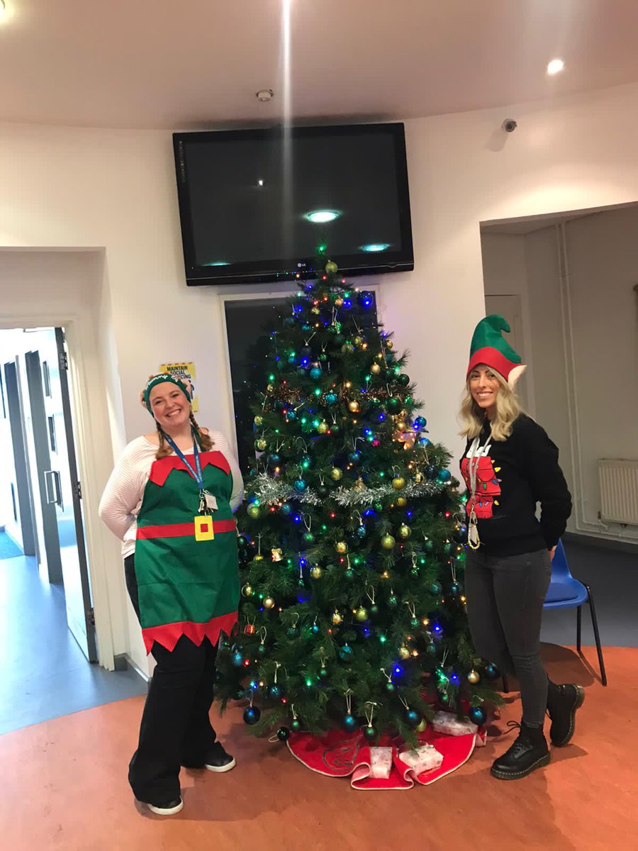 CheadleHSC's tweet photo. Have your’elf a merry little Christmas! #ElfDay at @CheadleCollege is coming to an end. Thanks to those who took part and those who donated. We will confirm the total raised on Monday https://t.co/o7p0kYg71e