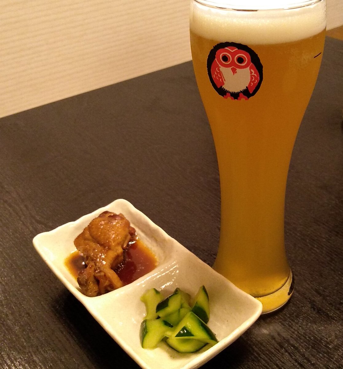 えごまゆ 串焼 和楽 ひたちなか市中根8 1 焼き鳥 と地ビールを頂きました 辛味噌ダレを付けて食べる炭火串焼は最高に美味 お刺身が頂けなかったのは残念でしたが 地ビールと焼き鳥でおいしく楽しいひと時を過ごせました