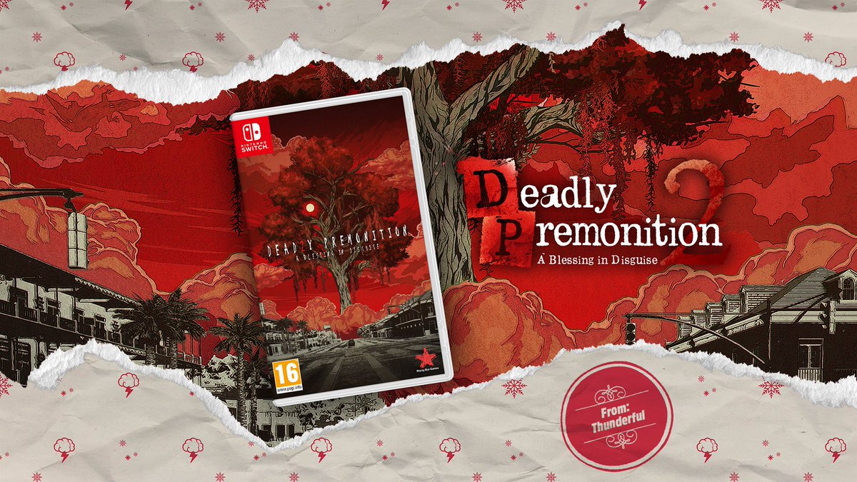 RisingStarGames's tweet image. Wanna get physical with #DeadlyPremonition2? We're giving away a copy!

What's your favorite hot drink? Tell us, RT for a chance to win!

Our Holiday festivities continue on every Friday in Dec. Follow our pals at @ImageForm, @ZoinkGames and @Thunderfulgames to never miss a gift!