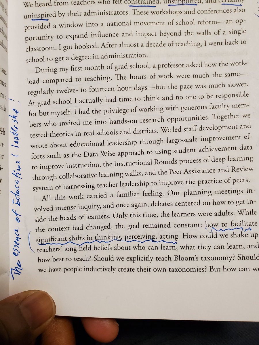HeckstallCAHero's tweet photo. I haven't been able to put this one down even at 4am 😍! A must read even for veterans. It's only missing a chapter on how to thrive as a remote principal; but I'm going to write that chapter for my doc. dissertation 😆! #Learningcommunities!
#Reflectiveleaders!
#Leadwithtrust! https://t.co/8qahVlnKrK