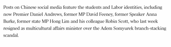 Also, Adem Somyurek's branch stacking has nothing to do with this article. But Labor = bad and Liberal = good, so I guess you had to take this pot shot. A shame you don't report on the wrongdoing of Liberal MPs  @rachelbaxendale  #ThisIsNotJournalism  #auspol  #springst
