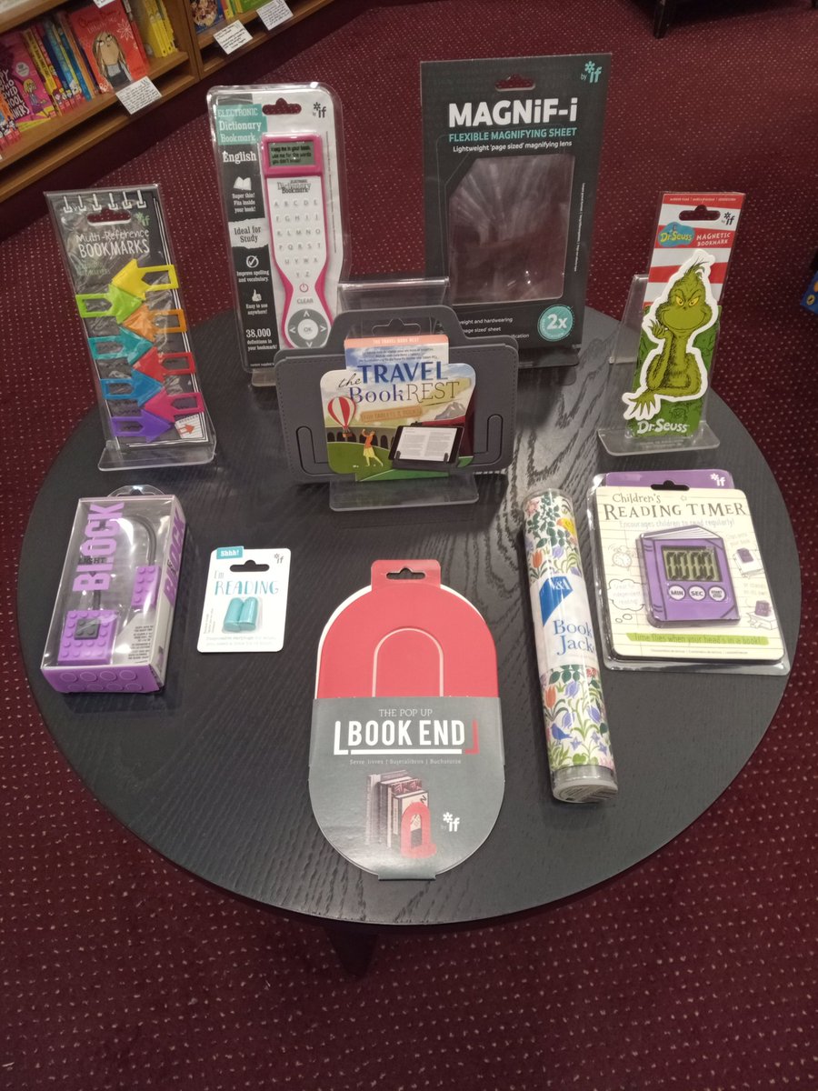 WaterstonesSwin's tweet image. The Waterstones Swindon Twelve Days of Christmas!
Day Ten

For my Christmas Present shopping, my bookshop shared with me

Ten Book Accessories

#LiveLocalShopSwindon #BookAccessories