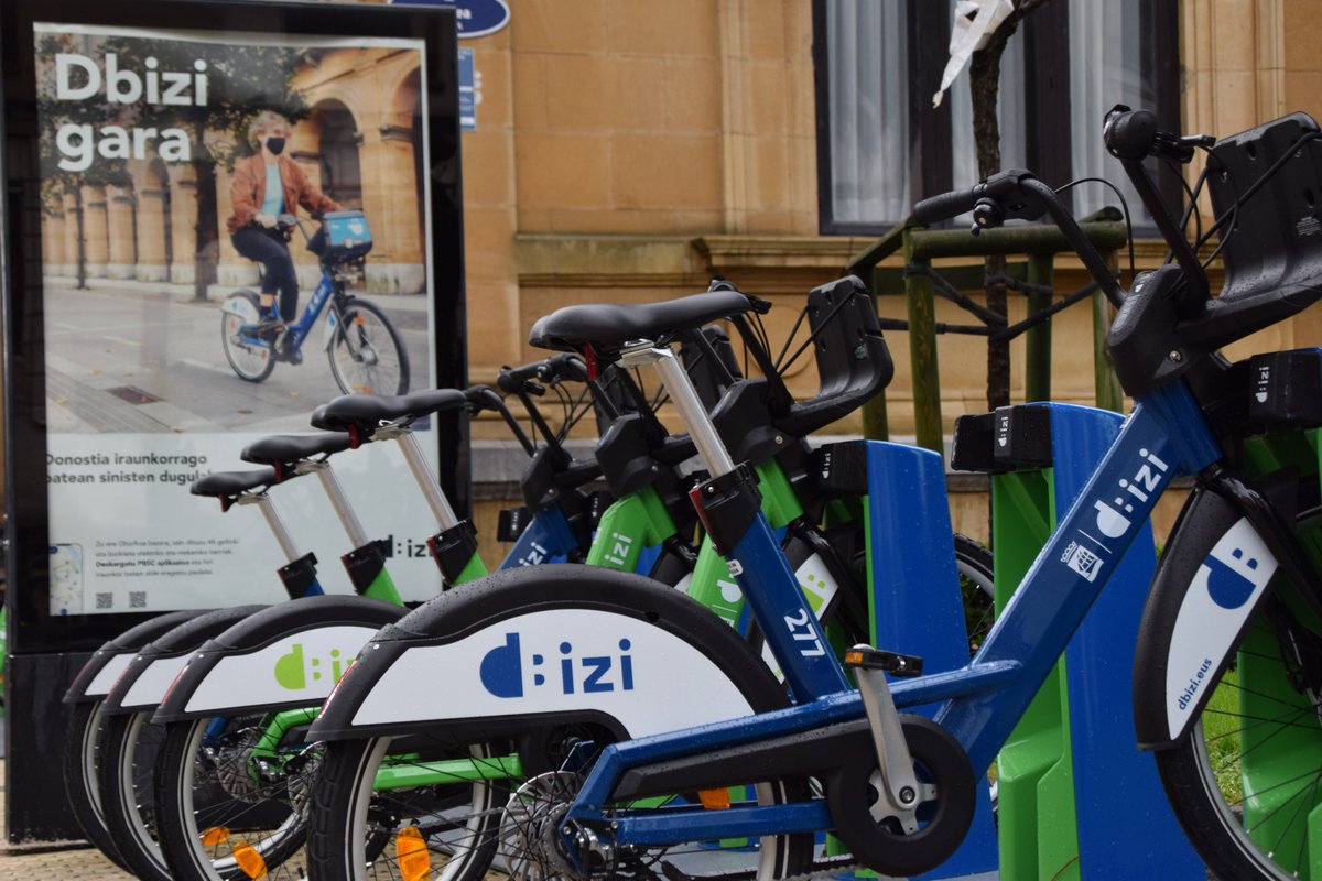 🚲 <a href="/DSS_Dbizi/">Dbizi</a> sistema berria martxan da. Uno de los servicios más importantes de la ciudad regresa con grandes mejoras para los y las donostiarras 
➡️+ info: dbizi.eus
#Donostia #SanSebastian