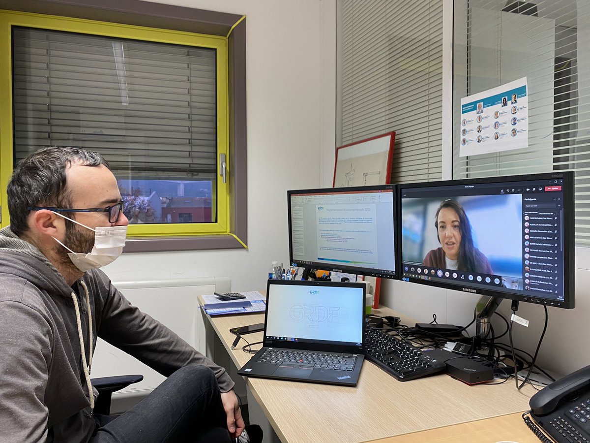 Mateudi_Ronan's tweet photo. Les équipes de programmation de Lyon des techniciens de #GRDFSE #APPIRA #DPPISE échangent autour de la Réglementation Environnementale 2020 
Bien programmer &amp; réaliser nos interventions c’est assurer la sécurité des réseaux &amp; satisfaire nos clients👍
Le gaz➡️Vert l’Avenir ! 🥬♻️ https://t.co/pqahS33fSi