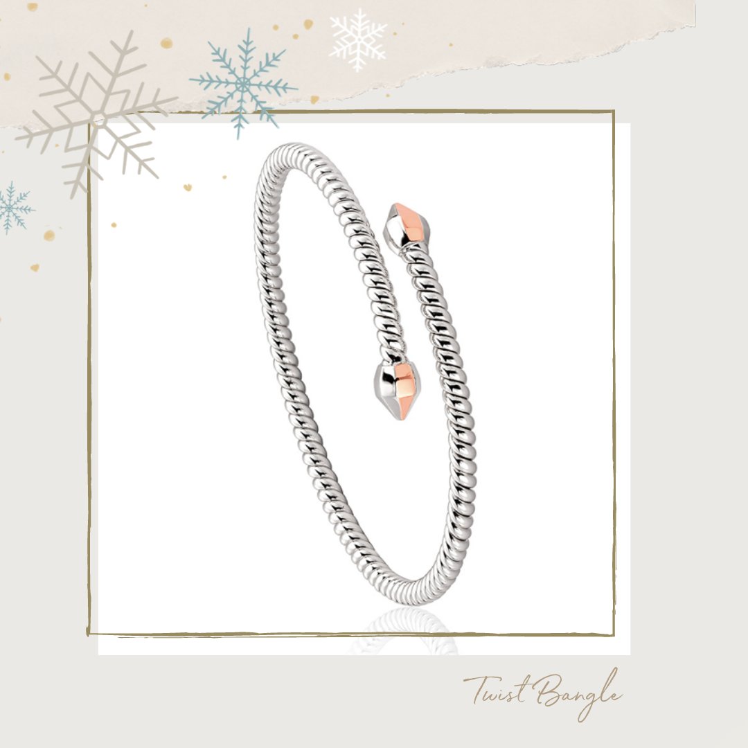 Whether you’re looking to buy a present for your husband, boyfriend, dad, brother or best friend this festive season we have the perfect gift for you!🎁⁣⁣

Simply unique, the Clogau Twist bangle has been crafted from Sterling Silver and 9ct Rose Gold. 

l8r.it/leDm