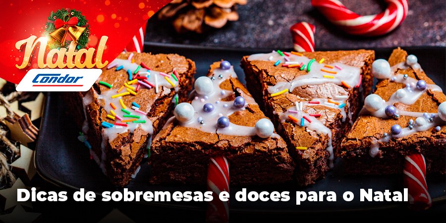 RedeCondor's tweet photo. Quer fazer sobremesas para o #Natal práticas e deliciosas? 🍮😋 Então veja no #BlogCondor, por aqui https://t.co/LG43sYv33U, o passo a passo de 4 receitas divinas que compartilhamos. Aproveite para garantir os ingredientes, presentes e enfeites no Condor mais próximo. https://t.co/nNFT8JhLUh