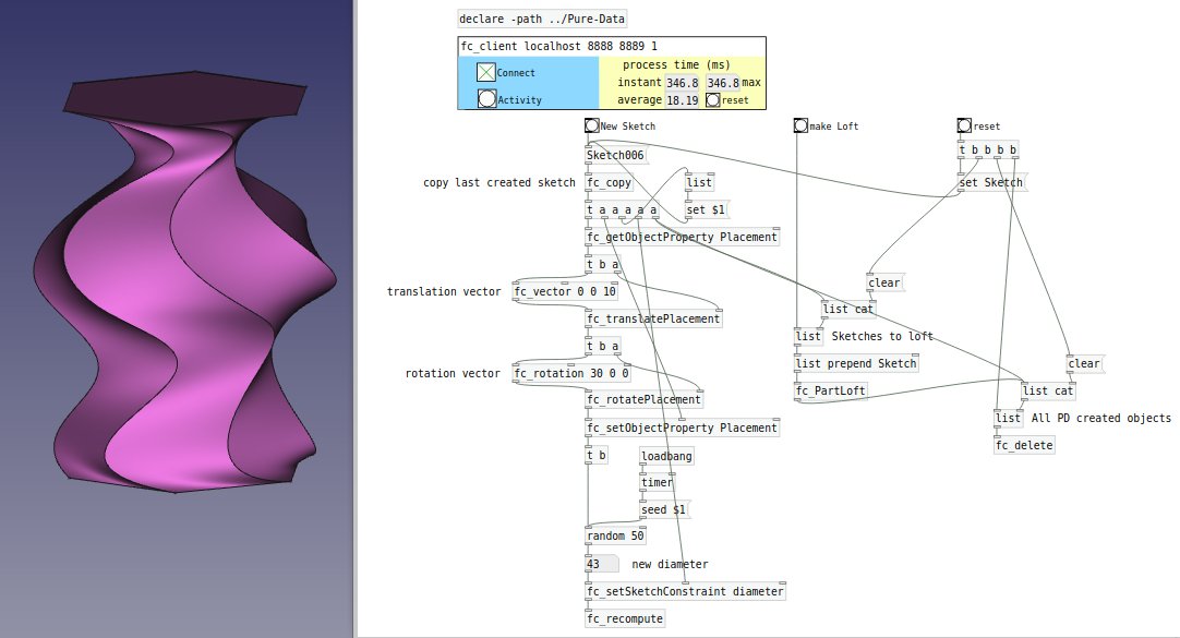 FreeCADNews's tweet photo. #FreeCAD #Experimental #News: Plugging @HashtagPureData (visual programming) interoperability in to FreeCAD. Here's a POC called: Ugly Vase Generator courtesy of 'flachyjoe'

thread: https://t.co/xWsdrnHFZG
repo: https://t.co/wBZTYTDLsr

#fc3d #FLOSS #FOSS #OpenSource #CAD https://t.co/24egyO2PV9