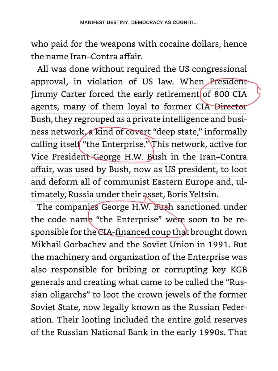 1. I am in the process of recovering four years of destroyed Twitter posts from my recent hack. Most related to an organization of rogue CIA agents doing election hacking, drug running, and dark weapons trading in a group led by AG Bill Barr. Other have call this the Enterprise.