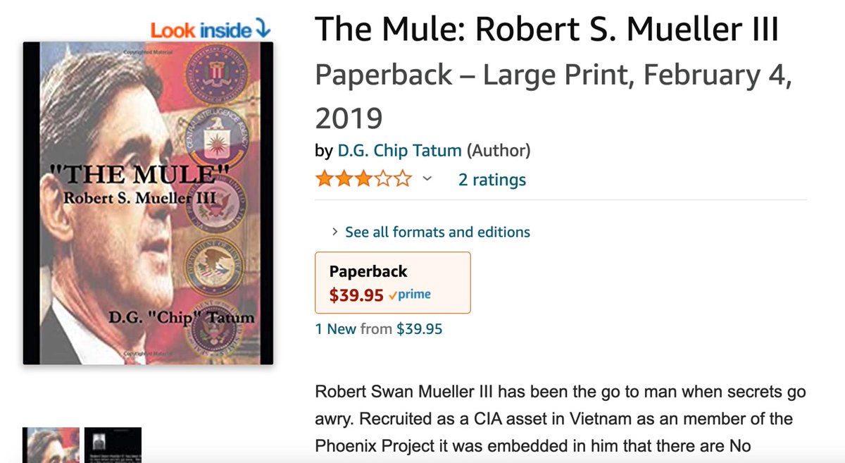 3. Chip Tatum, a CIA pilot, flew Bill Barr, then a CIA attorney for George Bush, to Central America for Iran Contra banking and money laundering operations talks about this extensively in him book about his close friend, Robert Mueller, entitled, "The Mule".