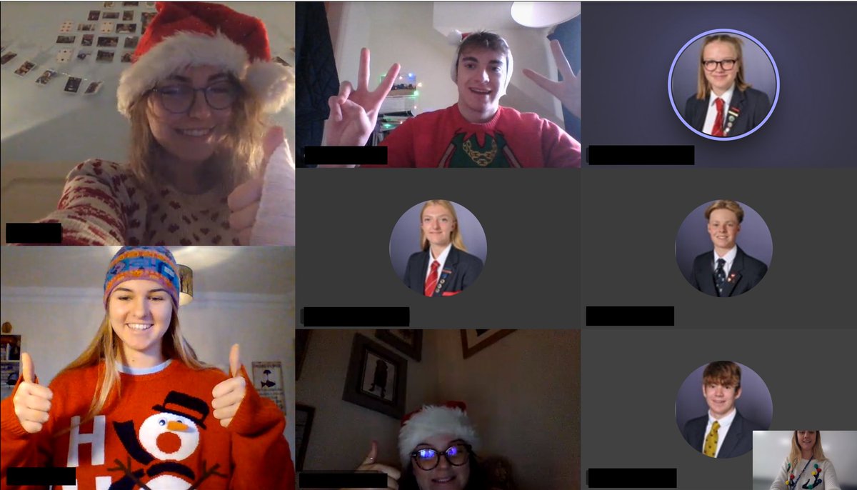 BusinessSES's tweet photo. 🎄Merry Christmas🎄
Y13 business lessons are still full of enthusiasm, even from home!
(ft. some of our more festive students getting in the Christmas spirit!) #Stamfordians #MerryChristmas #RemoteLearningFun
@SESSixthForm @Stamford_Head @SHS_Head https://t.co/3YhEoP1Rxb