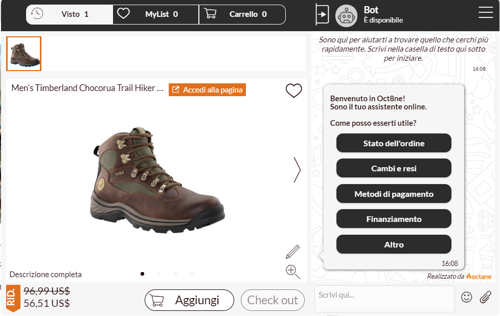 Non hai ancora installato un chatbot conversazionale nel tuo shop online? 🤖💬Oct8ne migliora il tuo customer service con un nuovo chatbot visivo, molto completo e semplice da configurare! Ti spieghiamo come funziona! 👉 oct8ne.com/it/blog/nuovo-… #chatbot #bot #servizioclienti