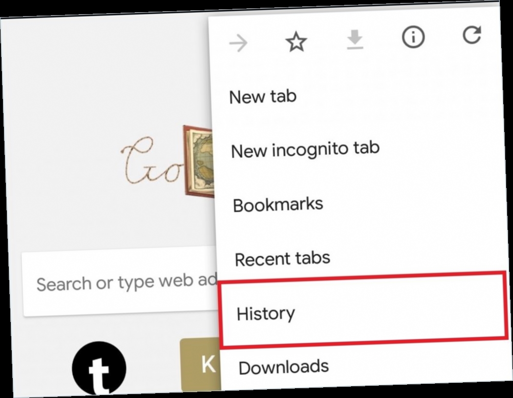 how to download android android chrome history / Twitter