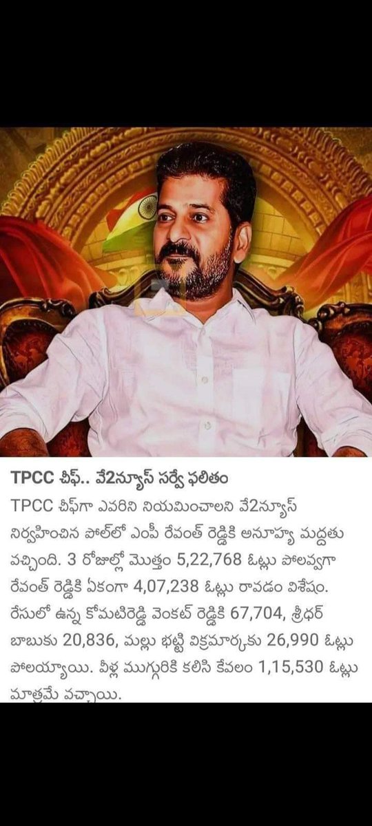 siddhu__100's tweet photo. #RevanthTPCC

@revanth_anumula @Revanth_Sainyam @RRFansCampaign @KomatireddyKVR @DSridharbabu @FormerMinister 
💐 All the best https://t.co/wl2wqAvod8