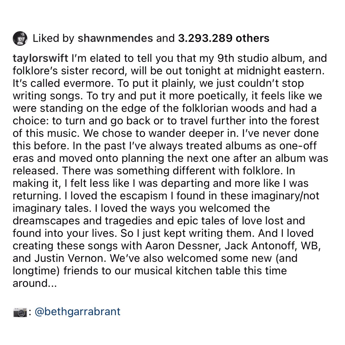 ShawnOnInsta's tweet photo. ♥️ @/ShawnMendes liked @/taylorswift' post on IG https://t.co/ZGXCa8pqKp