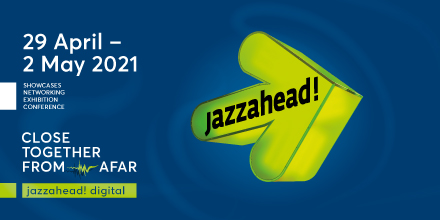 jazzahead's tweet photo. #jazzahead 2021 will take place digitally. Due to the ongoing Covid-19 pandemic and the need to provide our exhibitors and professional participants with planning security, we have decided to implement large parts of jazzahead! 2021 digitally.  https://t.co/engCbxRYep https://t.co/Bbf1rwZeDj