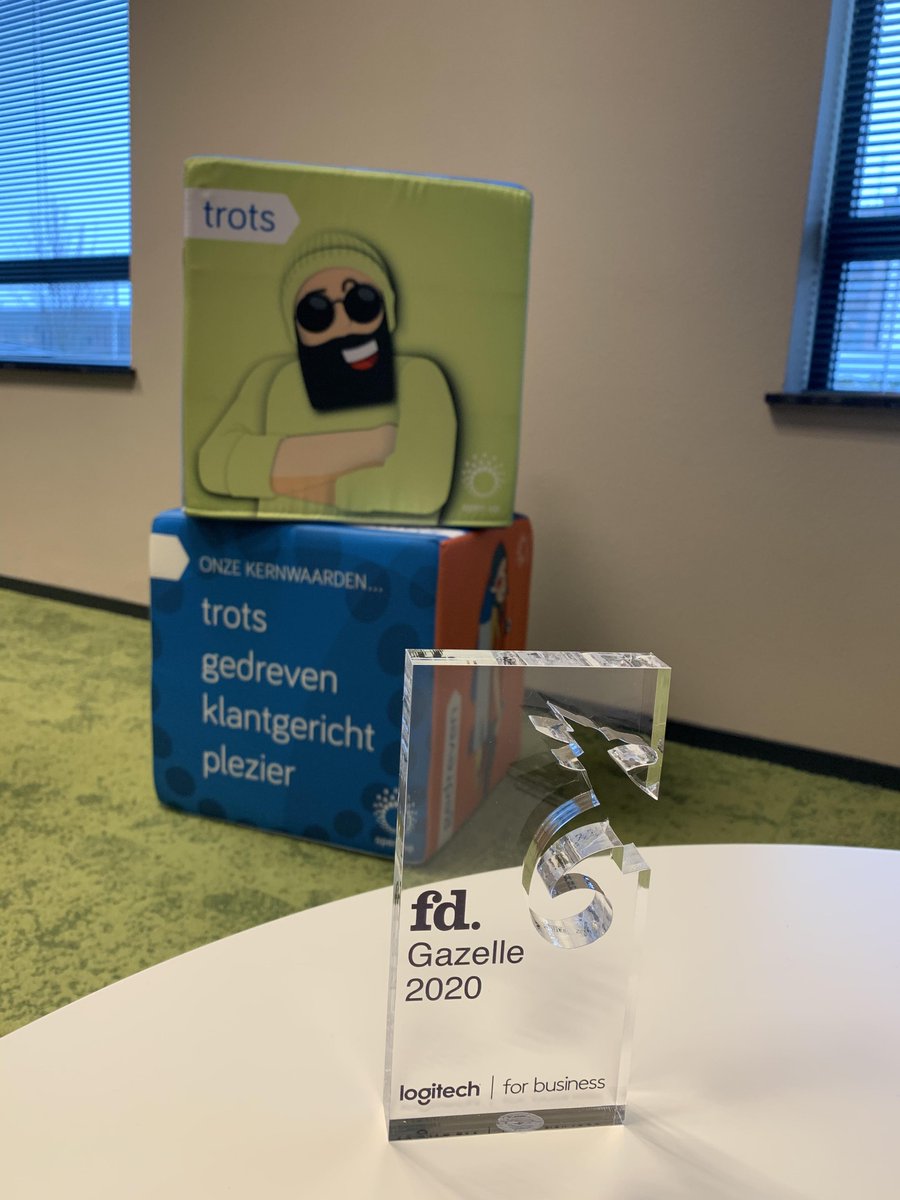 We hebben hem weer: de FD Gazelle 2020 award! 

#trots #fdgazelle202 #openline