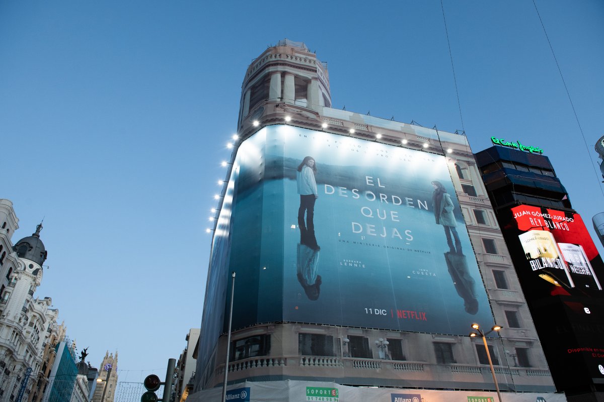 One of the recent projects from Wild Pony Films have landed to Plaza Callao, Madrid!

Communication campaign for EL DESORDEN QUE DEJAS, a Carlos Montero's series for Netflix, produced by Vaca Films.

Available from today!